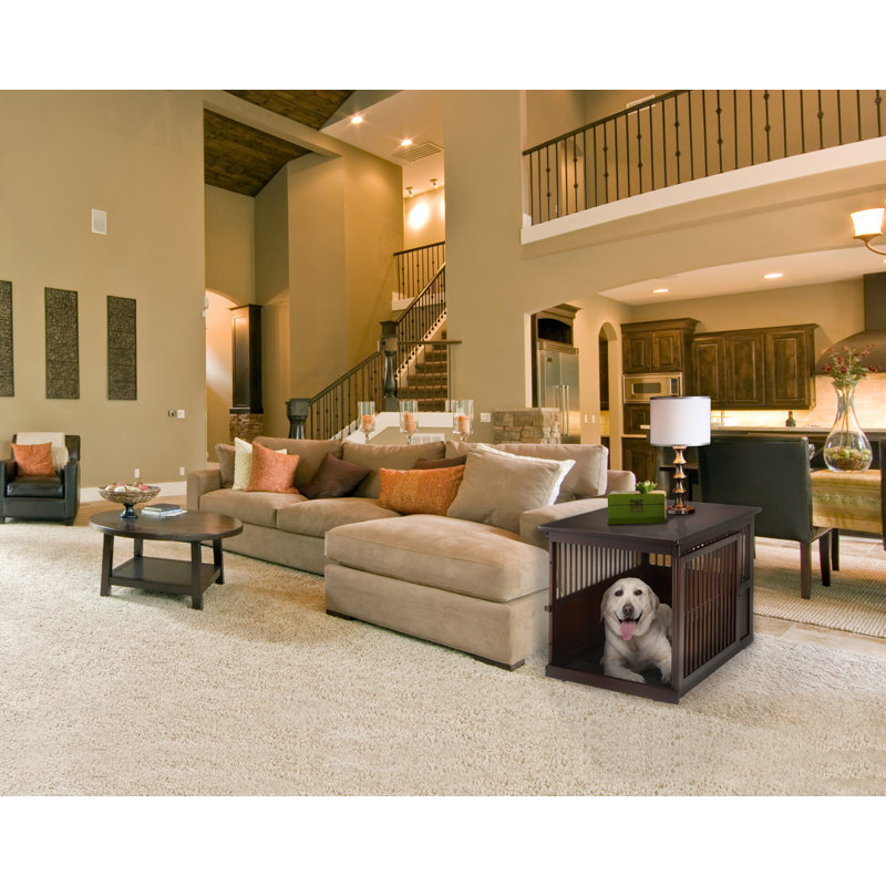 Richell Wooden End Table Pet Crate & Reviews Wayfair